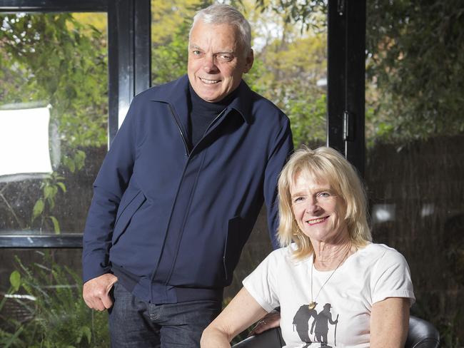 Husband and wife team Graeme Simsion and Anne Buist have written a book together that will be launched in Marsh. Picture: Sarah Matray