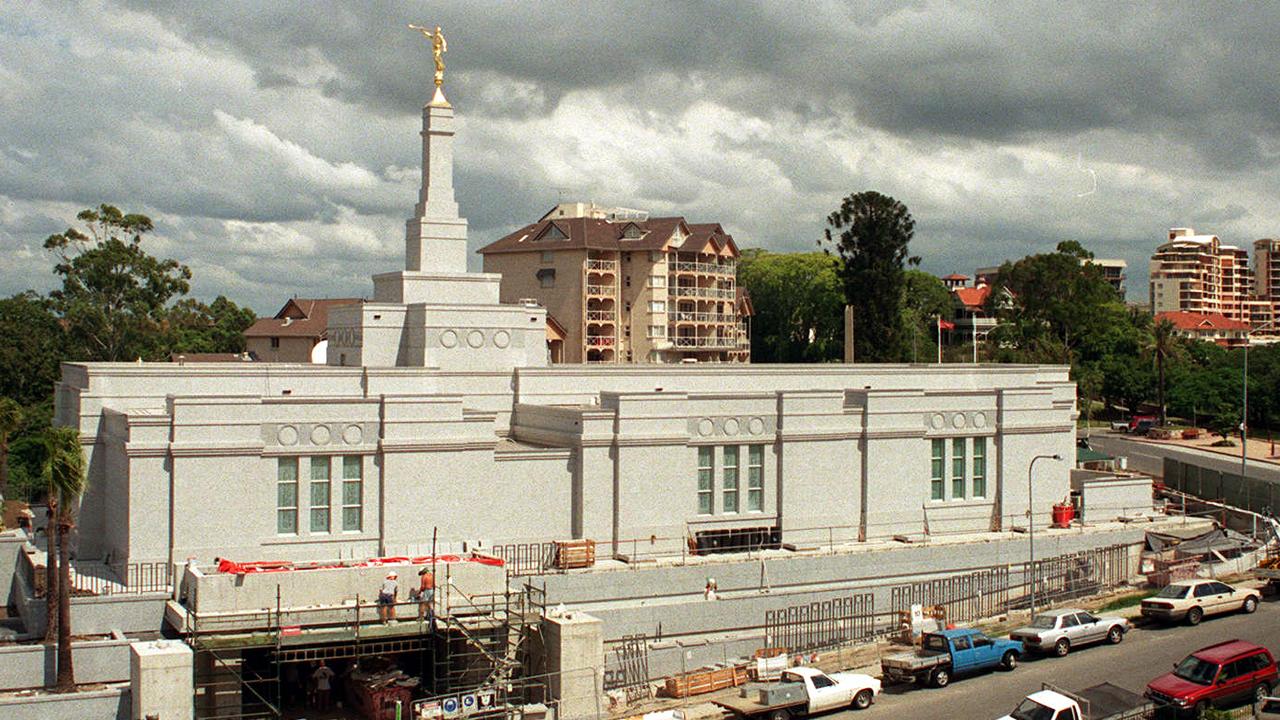 The temple under construction. Picture: Suzanna Clarke