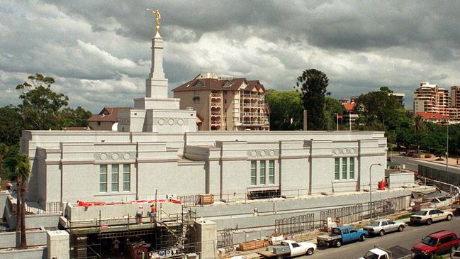 The temple under construction. Picture: Suzanna Clarke