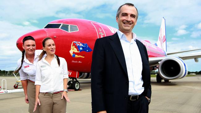 John Borghetti with staff Kristy Wheelwright and Raquel Candelario in 2010. Picture: Alan Pryke