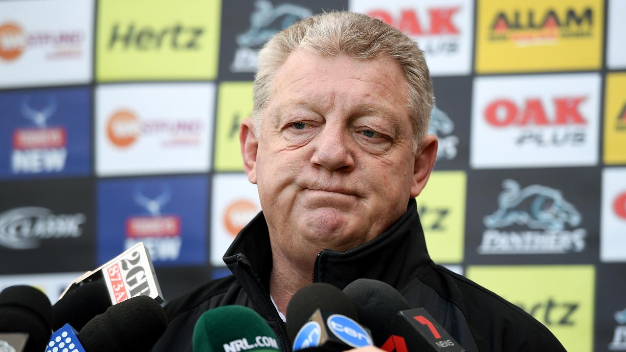 Panthers general manager Phil Gould is upset with social media trolls. 