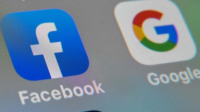 Tech giants like Facebook or Google must renew their commercial deals with Australian publishers or be hit with a levy imposed through the tax system. Picture: Denis Charlet/AFP