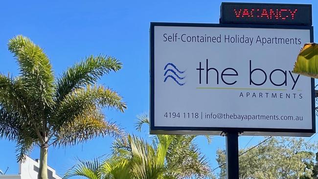 The Bay Apartments are even offering a 20 per cent discount available until Sunday, August 8, to hopefully bring in more business.