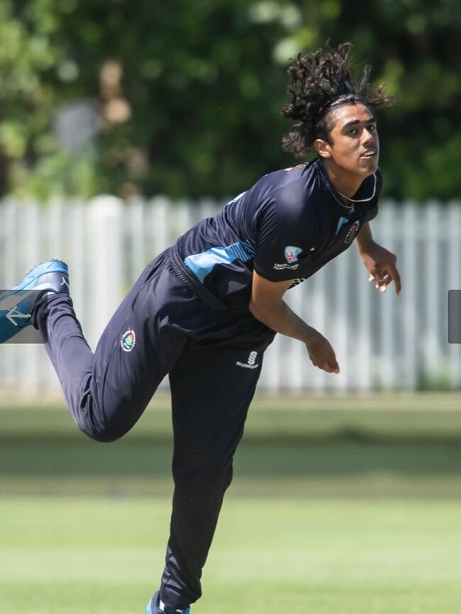 Manly all-rounder Roop Dhillon was one of his team’s best contributors with the bat. Picture: Ian Bird Photography