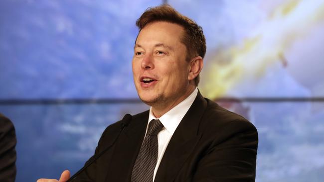 Elon Musk last month dismissed the idea of raising new capital. Picture: AP