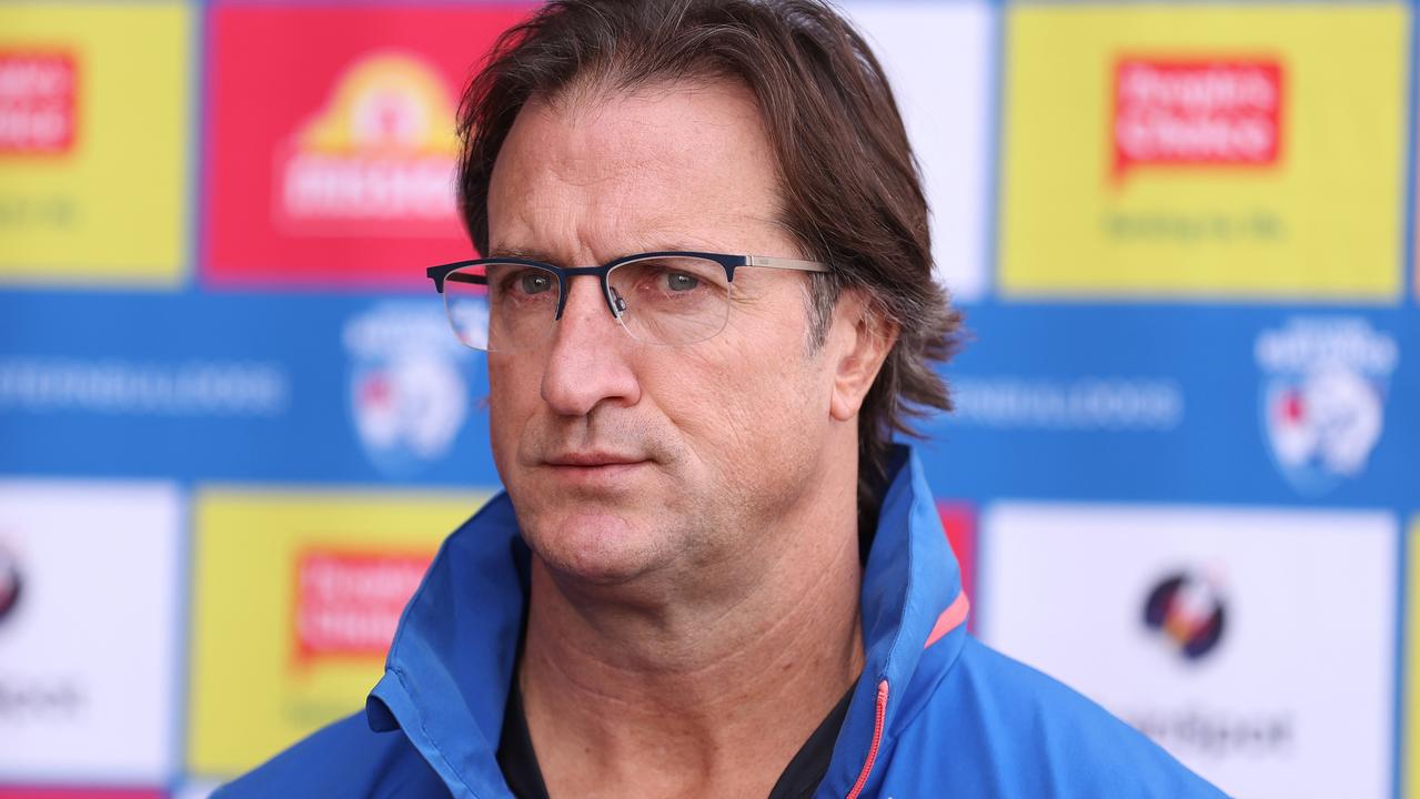 Bulldogs coach Luke Beveridge is not interested in moving a key forward. Picture: Robert Cianflone/Getty Images