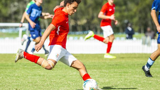 Benjamin Binney for Ipswich Grammar School at Northgate at a prior outing. Picture: Renae Droop