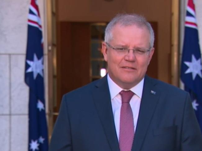 Prime Minister Scott Morrison wants to get Australia’s economy back working. Picture: Nine