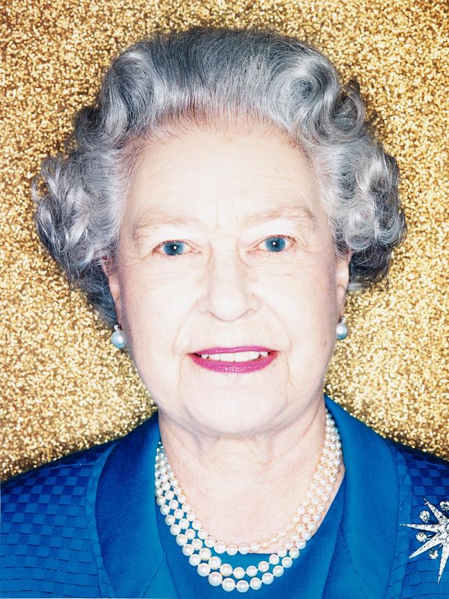 Polly Borland, HM Queen Elizabeth II 2002. The photographic portrait will be shown in Who Are You: Australian Portraiture, in Melbourne and Canberra