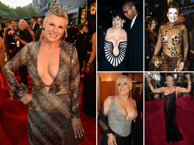 Serial shocker TV personality Susie Elelman manages to steal the spotlight year after year in some very risque looks. Pictures: News Corp