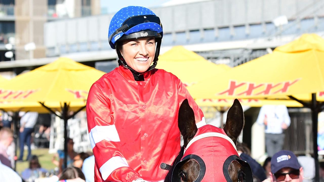 Tegan Harrison rides Capitalia for Matthew Dunn. Picture: Grant Peters - Trackside Photography