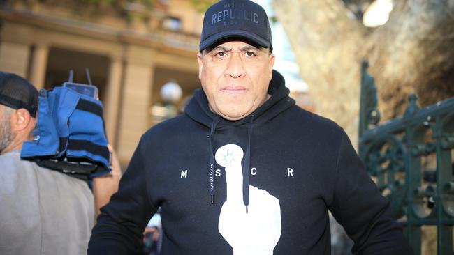 Hopoate will contest the fine in court and denies the alleagation.. Picture: NCA NewsWire / Christian Gilles