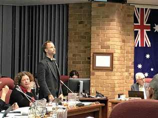 BAD BUDGET: Cr Adam Guise moved that Lismore City Council delay voting on its controversial budget at the June 25 extra-ordinary meeting. Picture: Alison Paterson