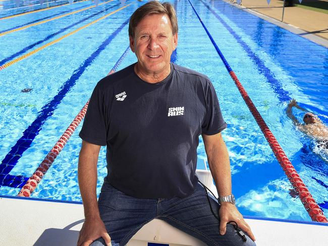 Australian swim coach Michael Kohl at the Gold Coast Aquatic Centre, Southport. Pics Adam Head