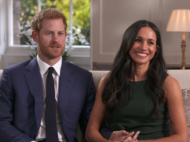 Prince Harry and Meghan Markle opened up about their relationship. Picture: AP