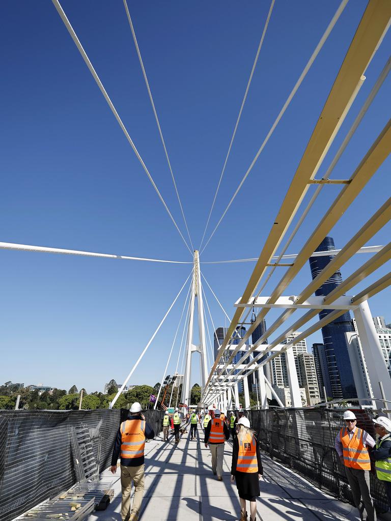 The new Kangaroo Point Bridge, Brisbane 23rd July 2024. (Image/Josh Woning)