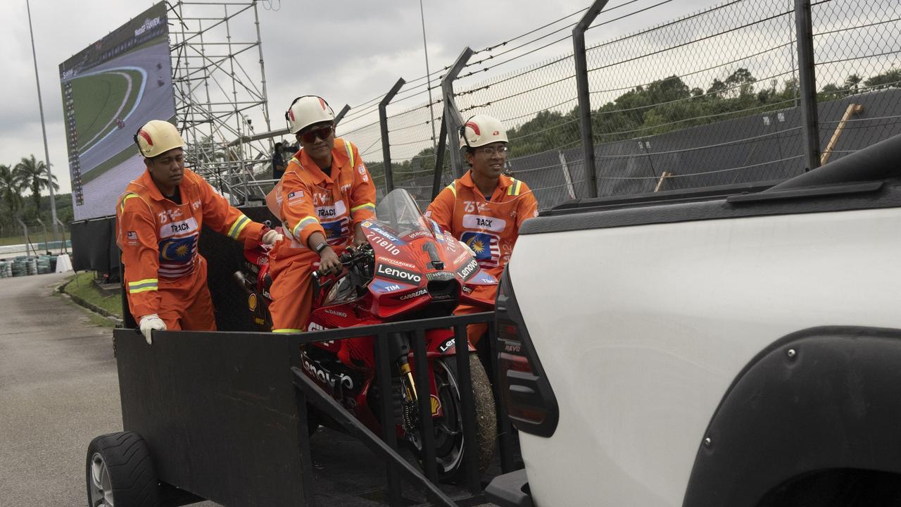 Bagnaia’s crash in last Saturday’s sprint in Malaysia all-but ended the reigning world champion’s title defence. (Photo by Mirco Lazzari gp/Getty Images)