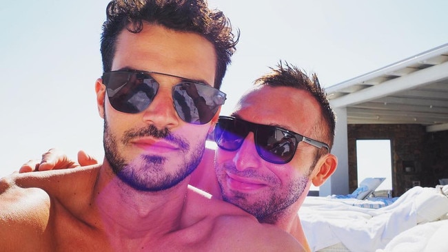 channing was the first long-term partner of former Olympian Ian Thorpe after he came out as gay. Picture: Instagram @ryanchanning