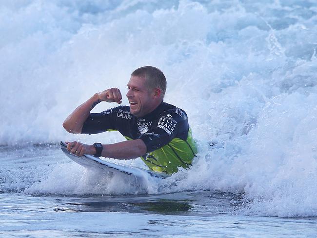 Rip Curl Pro Finals at Bells Beach. Mick Fanning, winner of the men's finals . Picture: Alex Coppel.