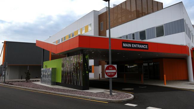 The North West Regional Hospital at Burnie is the centre of a cluster of coronavirus cases in Tasmania.