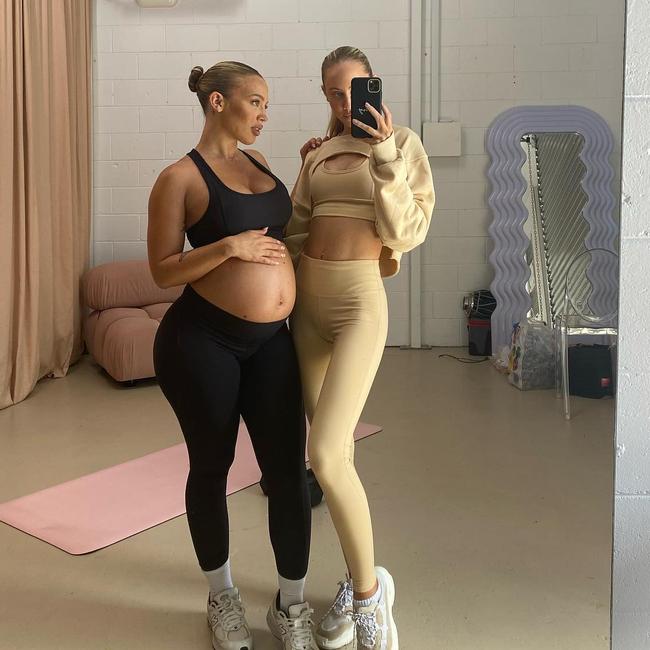 Amy co-founded Tammy Fit with her sister, which has gone on to become a hugely successful fitness app. Picture: Instagram/amy_isha_hembrow