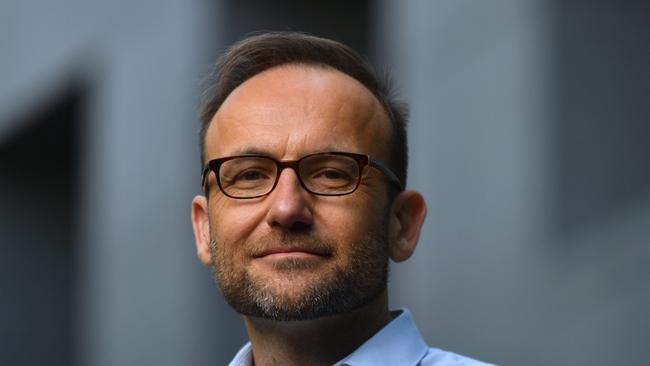 Greens leader Adam Bandt poses for a portrait at Parliament House in Canberra, Tuesday, February 4, 2020. (AAP Image/Mick Tsikas) NO ARCHIVING