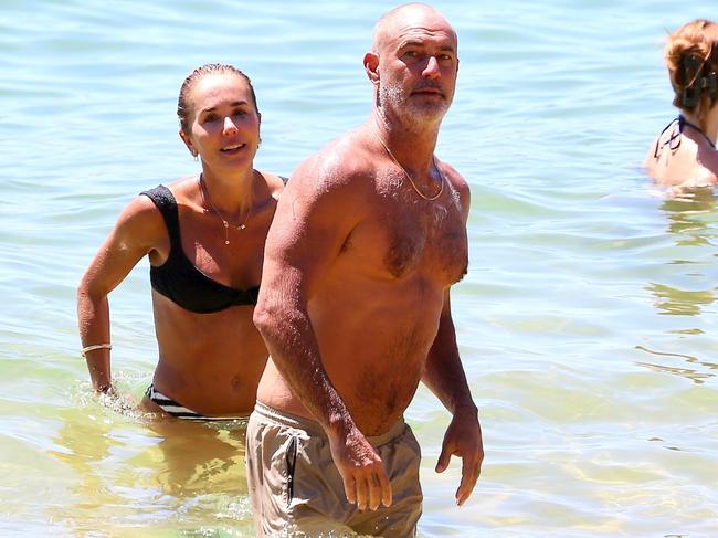 Pip Edwards has been seen enjoying a day at the beach with her ‘new boyfriend’ Joshua Clapp. Picture: Backgrid