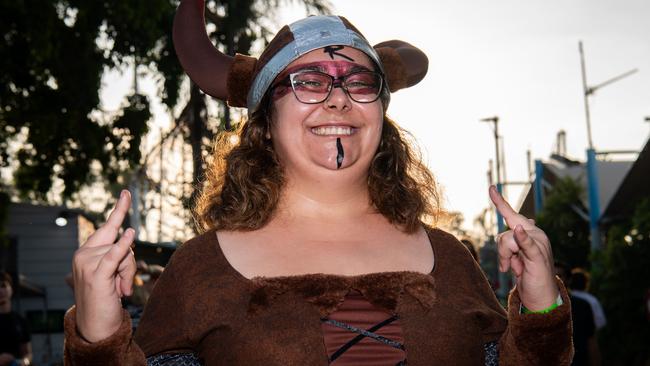 Storm Barber- Reynolds at the 2024 Dinah Beach Viking Funeral. Picture: Pema Tamang Pakhrin