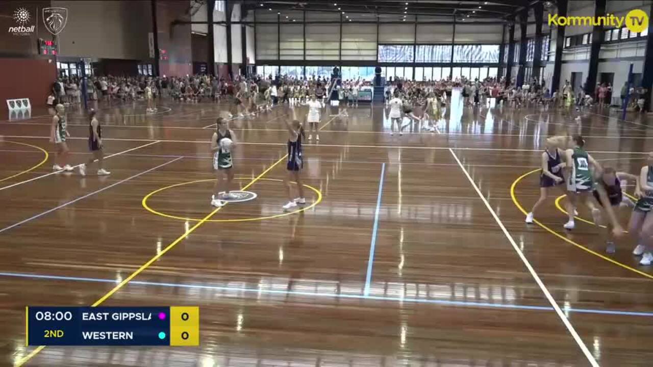 Replay: East Gippsland v Western (15&U) - 2025 Netball Victoria State Titles Day 2