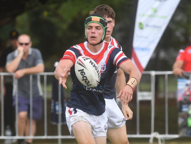 Kirwan State High School hosts St Patrick's College, Mackay, in round 1 of the 2025 Aaron Payne Cup. Picture: Evan Morgan