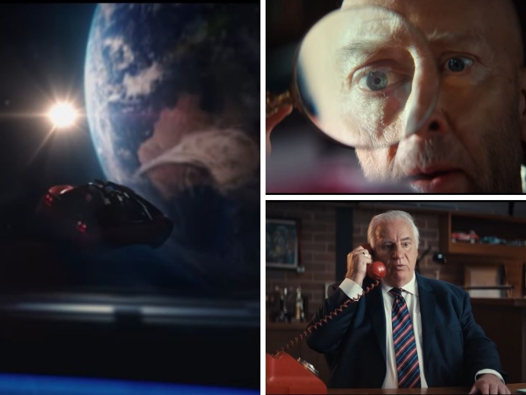 The lamb ad includes “Elon Musk” looking at Australia from space and of course Sam Kekovich.