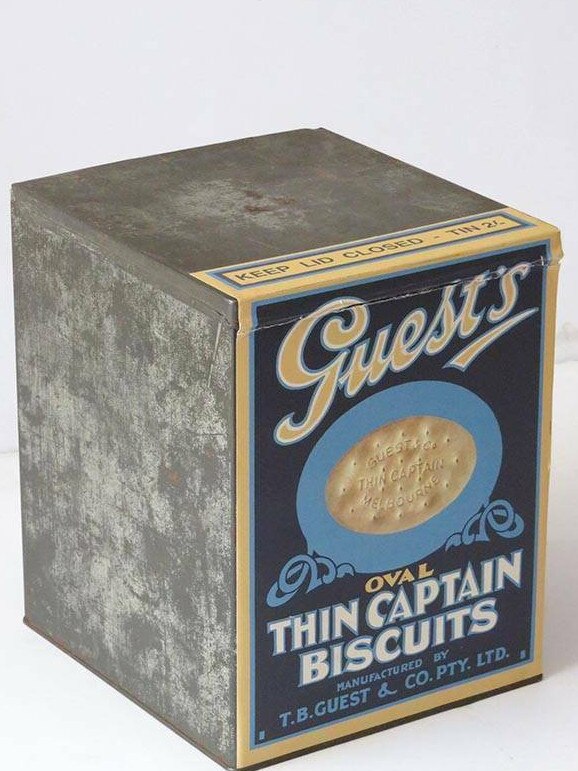 A Guest’s Thin Captains tin. Picture: eBay/longtom70