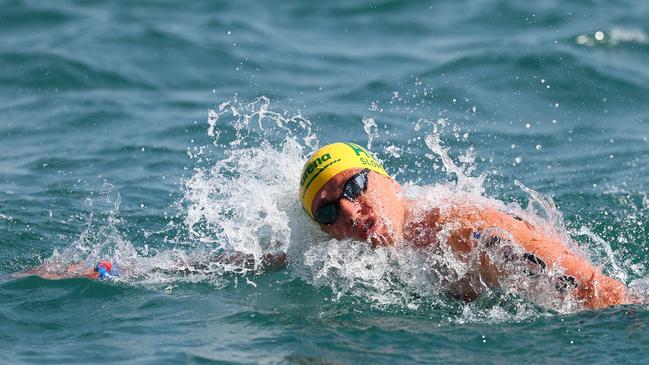 Nick Sloman is an Olympic open water swimmer. Picture: Maddie Meyer/Getty Images