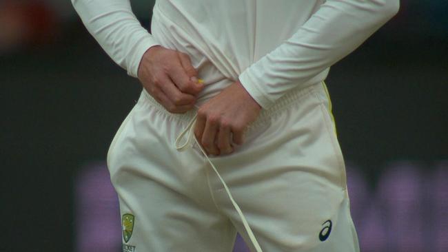 Footage of Australian fieldsman Cameron Bancroft hiding what later turned out to be sandpaper in his trousers has led to an Australian cricket meltdown.