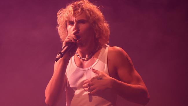 The Kid LAROI performs at Qudos Bank Arena on May 26, 2022 in Sydney, Australia. Picture: Cameron Spencer/Getty Images