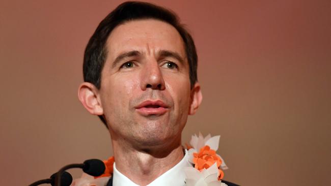 Federal Minister for Education Simon Birmingham. Picture: AAP.