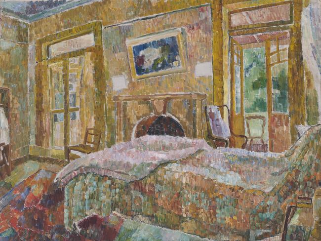 Grace Cossington Smith’s Interior with verandah doors, 1954.