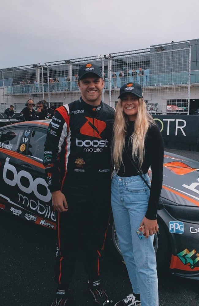 Claudia Vanzati is the partner of Gold Coast race car driver Brodie Kostecki. Picture: Instagram / Claudia Vanzati