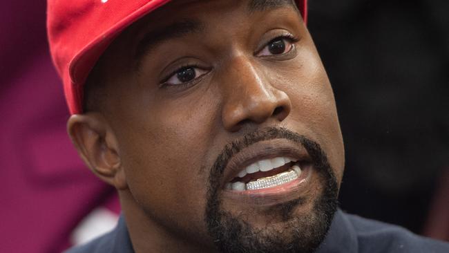 Corporations are clamouring to get away from Kanye’s toxic personal brand. Picture: SAUL LOEB / AFP