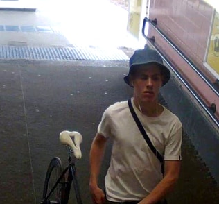 Police wish to speak to this man in relation to a criminal damage incident on the Sandringham Line on Friday, December 1, 2017.