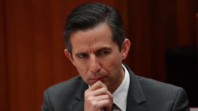 A former staffer to Finance Minister Simon Birmingham alleges she was sexually assaulted while working for him in 2015. Picture: Sam Mooy/Getty Images