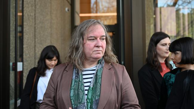 Roxanne Tickle leaves the Federal Court of Australia in Sydney, Friday. Picture: AAP Image/Dean Lewins