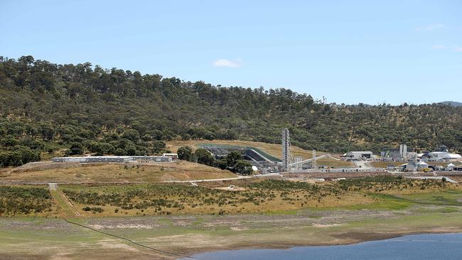 The Tantangara site on the Snowy Hydro 2.0 project. Picture: Jane Dempster