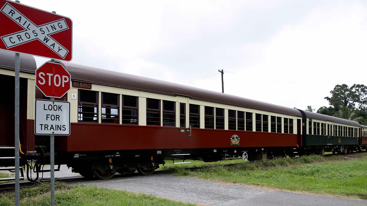 Boy to be flown to Townsville after rock attack on Kuranda train