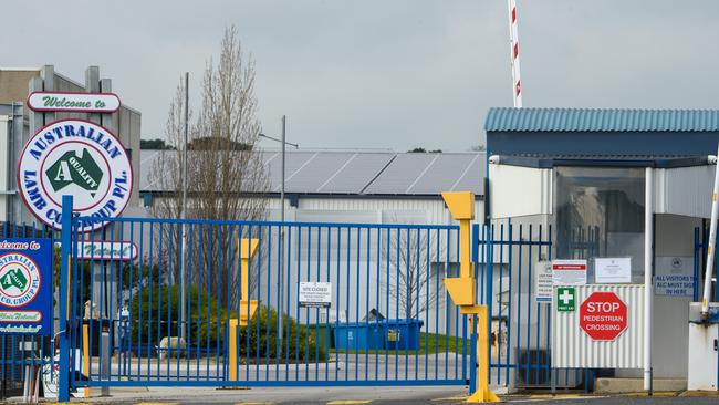 The Australian Lamb Company, source of a major outbreak in Colac. Picture: Jay Town