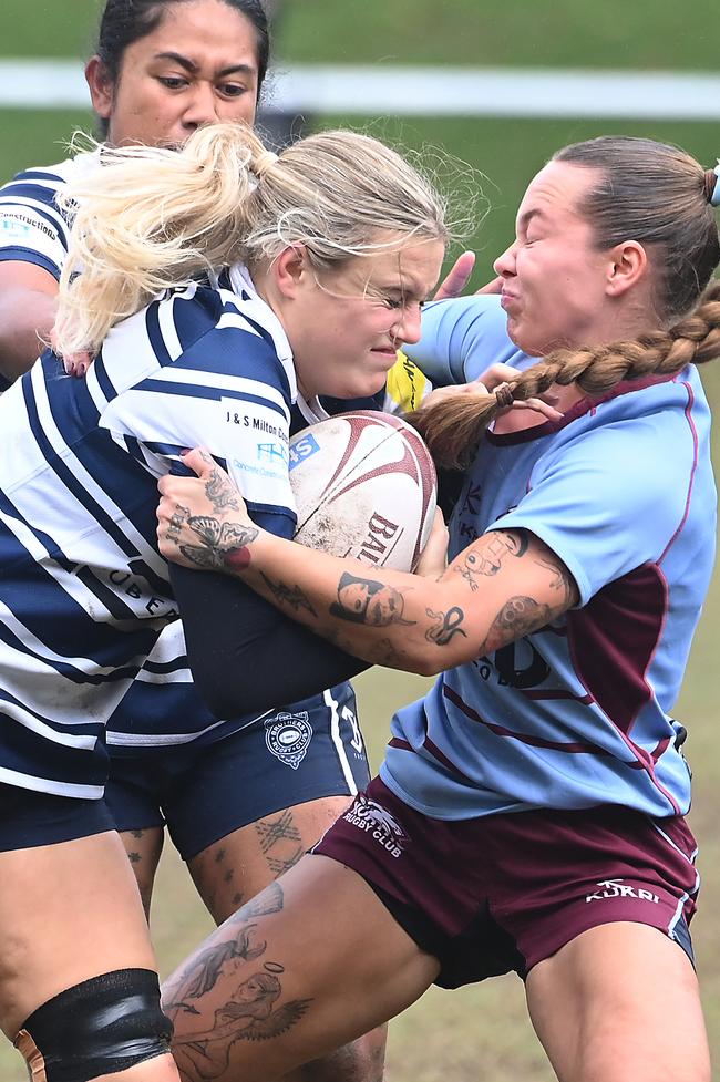 Premier women club rugby between Brothers and Norths Saturday May 25, 2024. Picture, John Gass