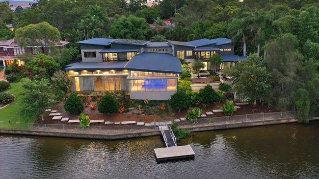 This property at 11 Pipers Point, Robina, sold for a suburb record in 2024.