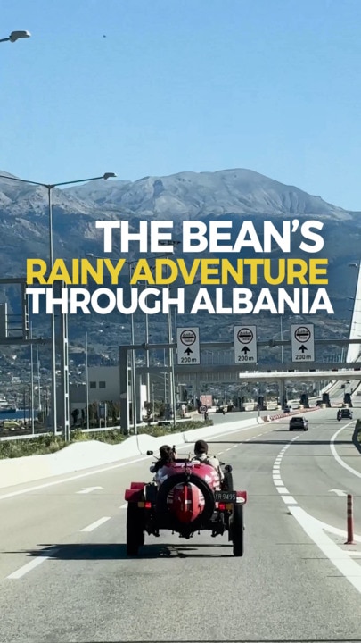 The Bean’s rainy adventure through Albania