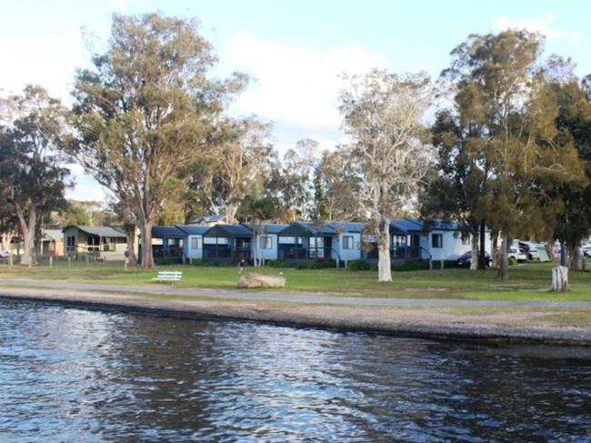 The offence occurred at a caravan park in Mannering Park.