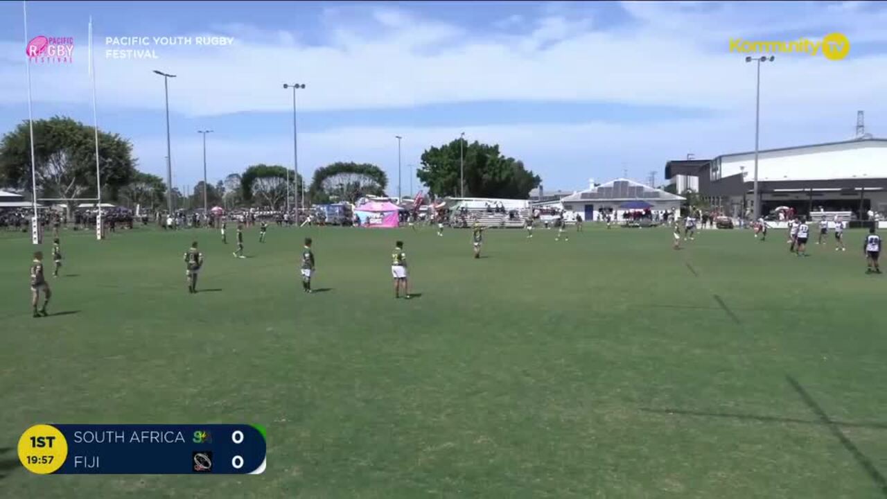 Replay: Queensland South Africa v Queensland Fiji (U14 boys) - 2024 Pacific Youth Rugby Festival Day 1